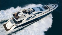 Azimut 98 - Underway From Above